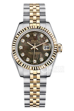 Rolex LADY-DATEJUST 179173 Black Mother of Pearl Dial(179173BlackMotherofPearlDial) <em>watch</em>