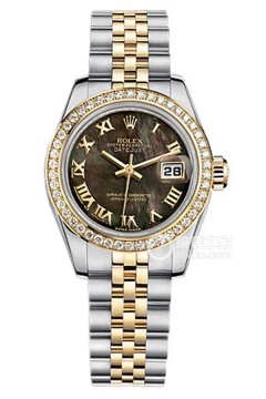 Rolex LADY-DATEJUST 179383 Black Mother of Pearl Dial(179383BlackMotherofPearlDial) <em>watch</em>