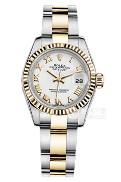 Rolex LADY-DATEJUST 179173-72133 White Roman Dial(17917372133WhiteRomanDial) <em>watch</em>