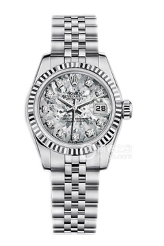 Rolex LADY-DATEJUST 179174 Gray Golden Crystal Dial(179174GrayGoldenCrystalDial) <em>watch</em>