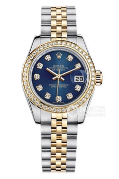Rolex LADY-DATEJUST 179383 Diamond Indexes Blue Dial(179383DiamondIndexesBlueDial) <em>watch</em>