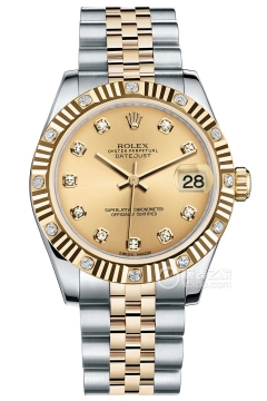 Rolex LADY-DATEJUST 178313 Champagne Dial with Diamonds(178313ChampagneDialwithDiamonds) <em>watch</em>