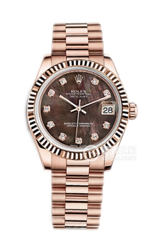 Rolex LADY-DATEJUST 178275F Black Mother of Pearl Dial with Diamonds(178275FBlackMotherofPearlDialwithDiamonds) <em>watch</em>