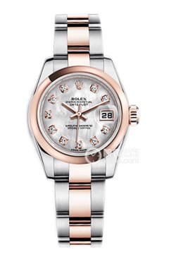 Rolex LADY-DATEJUST 179161 White Mother of Pearl Dial with Diamonds(179161WhiteMotherofPearlDialwithDiamonds) <em>watch</em>
