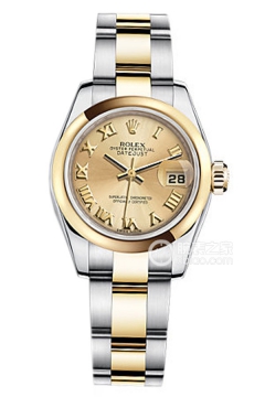 Rolex LADY-DATEJUST 179163 Gold Roman Dial(179163GoldRomanDial) <em>watch</em>