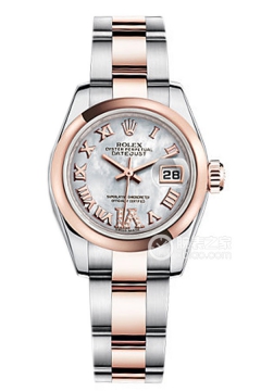 Rolex LADY-DATEJUST 179161 Roman Numerals White Mother of Pearl Dial VI with Diamonds(179161RomanNumeralsWhiteMotherofPearlDialVIwithDiamonds) <em>watch</em>