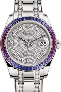 Rolex PEARLMASTER 86349SAFUBL Full Diamond Dial(86349SAFUBLFullDiamondDial) <em>watch</em>