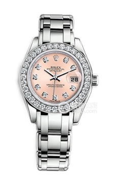 Rolex PEARLMASTER 80299 Pink Dial with Diamonds(80299PinkDialwithDiamonds) <em>watch</em>