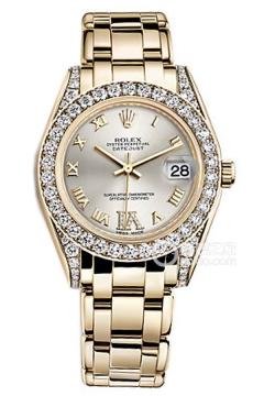 Rolex PEARLMASTER 81158 Silver VI Dial with Diamonds(81158SilverVIDialwithDiamonds) <em>watch</em>