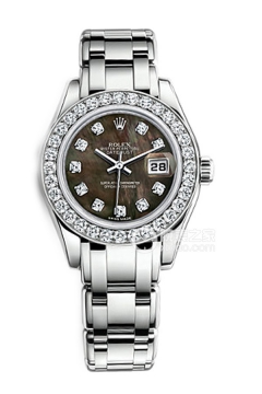 Rolex PEARLMASTER 80299 Black Mother of Pearl(80299BlackMotherofPearl) <em>watch</em>