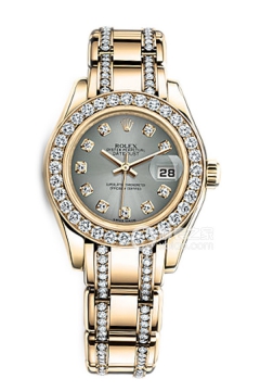 Rolex PEARLMASTER 80298 Silver Dial with Diamonds(80298SilverDialwithDiamonds) <em>watch</em>