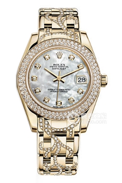 Rolex PEARLMASTER 81338 White Mother of Pearl Dial(81338WhiteMotherofPearlDial) <em>watch</em>