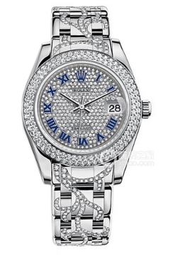 Rolex PEARLMASTER 81339 Full Diamond Dial(81339FullDiamondDial) <em>watch</em>