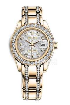 Rolex PEARLMASTER 80298 Silver Commemorative Pattern with Diamonds(80298SilverCommemorativePatternwithDiamonds) <em>watch</em>