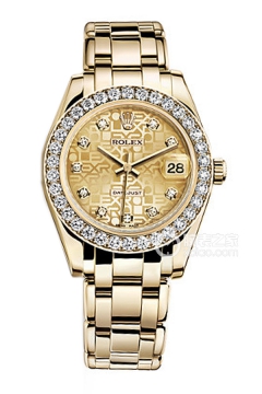 Rolex PEARLMASTER 81298 Champagne Commemorative Pattern with Diamonds(81298ChampagneCommemorativePatternwithDiamonds) <em>watch</em>