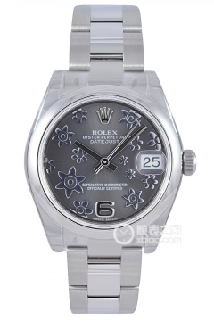 Rolex DATEJUST m178240-0040 Gray Pattern Dial(m1782400040GrayPatternDial) <em>watch</em>