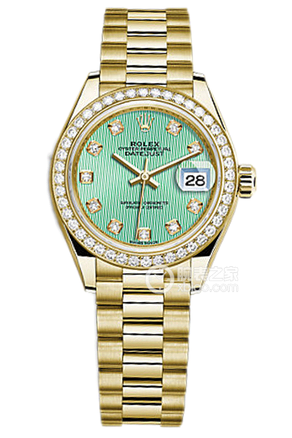 Rolex LADY-DATEJUST m279138rbr-0025 Green Dial(m279138rbr0025GreenDial) <em>watch</em>