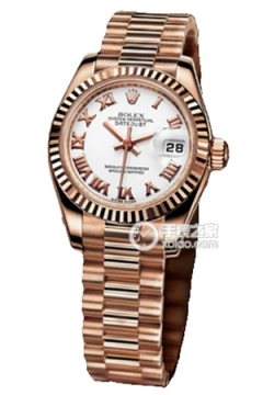 Rolex LADY-DATEJUST 179175 White Dial with Rose Gold(179175WhiteDialwithRoseGold) <em>watch</em>