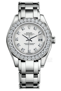 Rolex PEARLMASTER 80299 White Dialwith Diamonds(80299WhiteDialwithDiamonds) <em>watch</em>