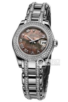 Rolex PEARLMASTER 80339 Black Mother of Pearl(80339BlackMotherofPearl) <em>watch</em>