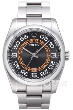 Rolex OYSTER PERPETUAL 116000 Black Dial with Brown Inner Ring(116000BlackDialwithBrownInnerRing) <em>watch</em>