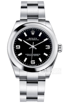 Rolex OYSTER PERPETUAL 177200 Domed Bezel Black Dial(177200DomedBezelBlackDial) <em>watch</em>