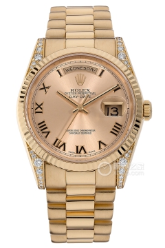 Rolex DAY-DATE 118338 Gold Dial Roman Numerals(118338GoldDialRomanNumerals) <em>watch</em>