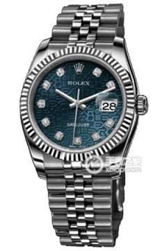 Rolex DATEJUST 116234-63600 Blue Dial with 10 Diamonds(11623463600BlueDialwith10Diamonds) <em>watch</em>