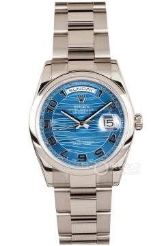 Rolex DAY-DATE 118209 Blue Wave Pattern(118209BlueWavePattern) <em>watch</em>