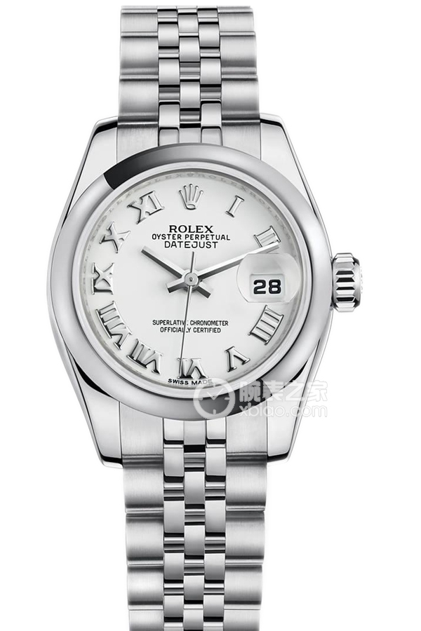 Rolex LADY-DATEJUST 179160 White Dial with Roman Numerals