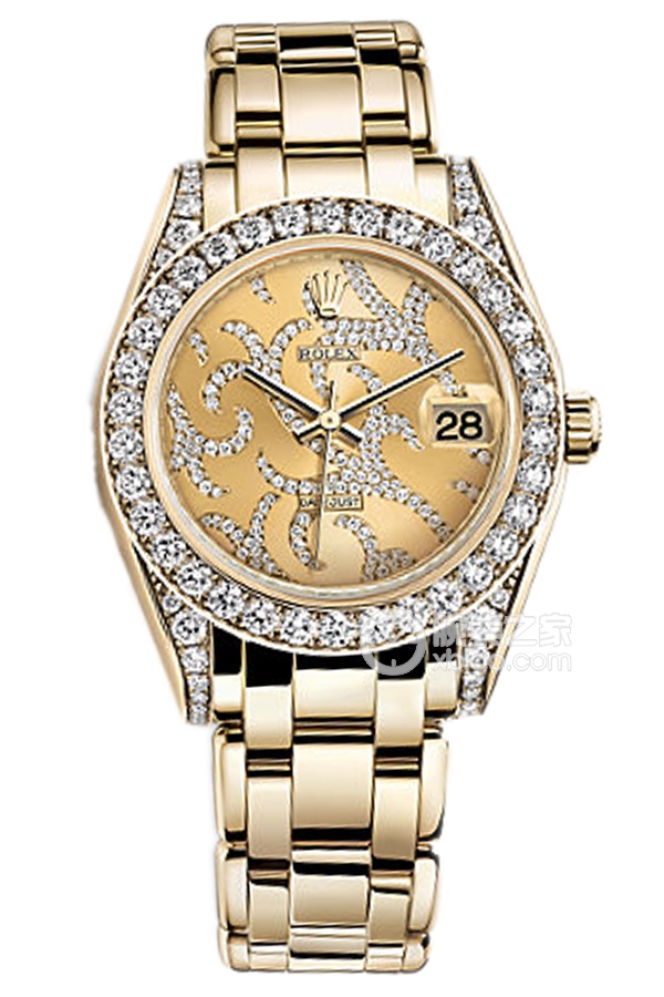 Rolex PEARLMASTER 81158 Champagne Dial