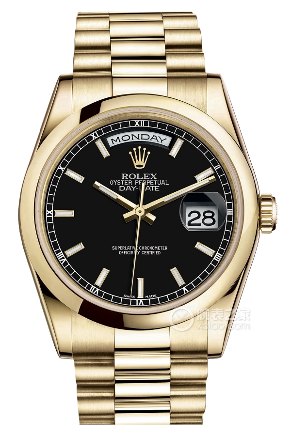 Rolex DAY-DATE 118208 Black Dial