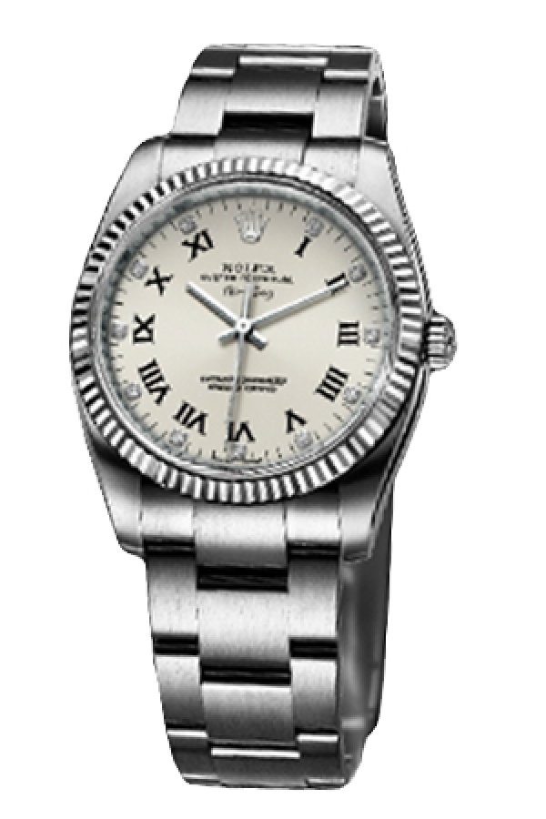 Rolex OYSTER PERPETUAL 114234 Silver Dialwith Diamonds