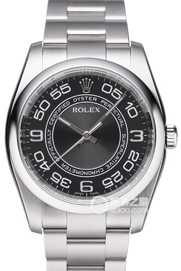 Rolex OYSTER PERPETUAL 116000 Black Dial with White Inner Ring