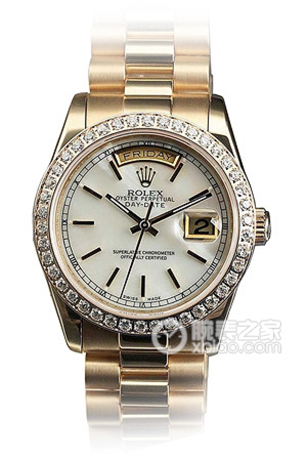 Rolex DAY-DATE 118398 Bril-83208White Dial