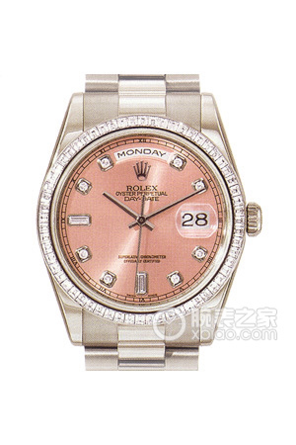 Rolex DAY-DATE 118399 Bril-83209 Pink Dial