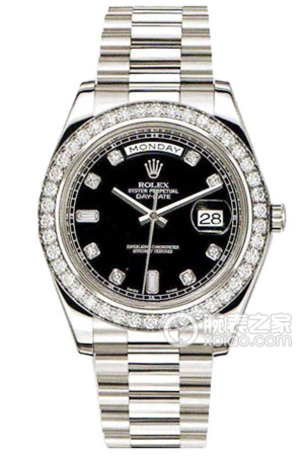 Rolex DAY-DATE 218349-83219 Black Dial