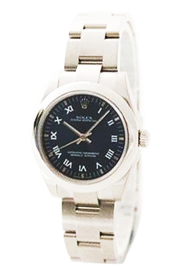 Rolex OYSTER PERPETUAL 177210-70160 Black Dial