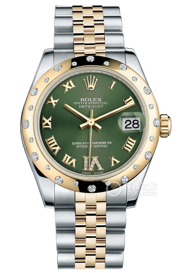 Rolex OYSTER PERPETUAL 178343-63163 VI Green Dial