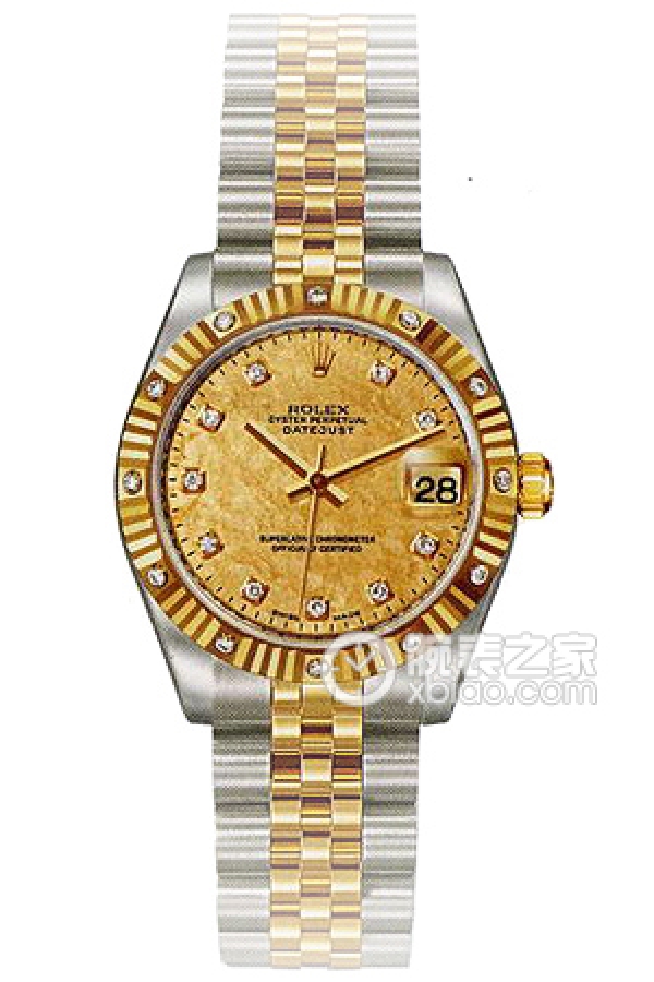 Rolex OYSTER PERPETUAL 178313-63163 Tangerine Mother of Pearl