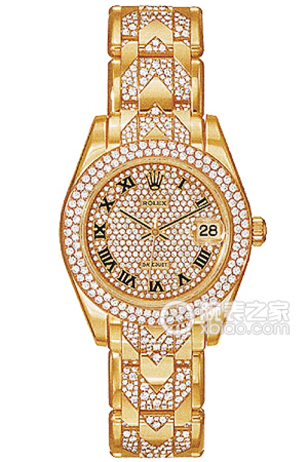 Rolex OYSTER PERPETUAL 81338-74858 Paved with Diamonds