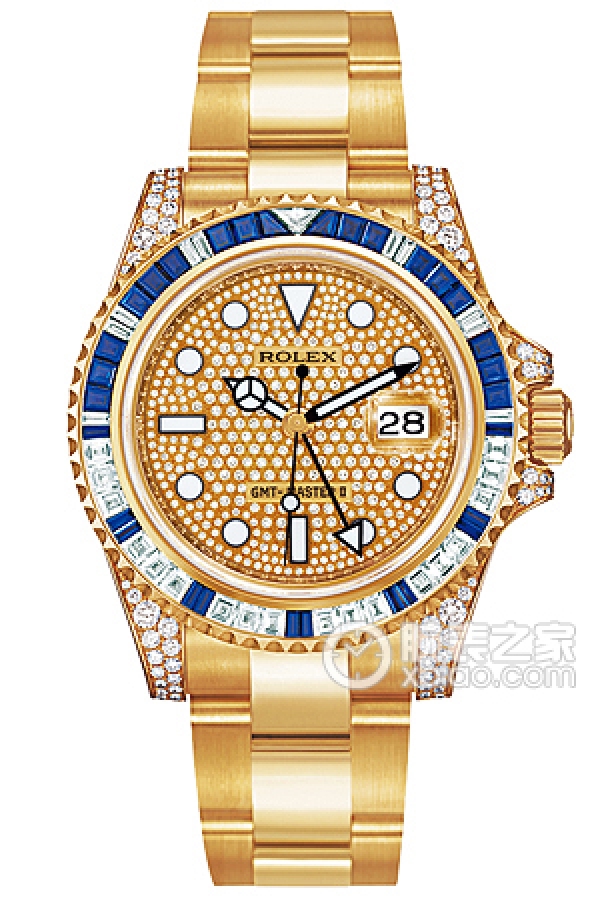 Rolex GMT-MASTER II 116758 SA-78208 Paved with Diamonds