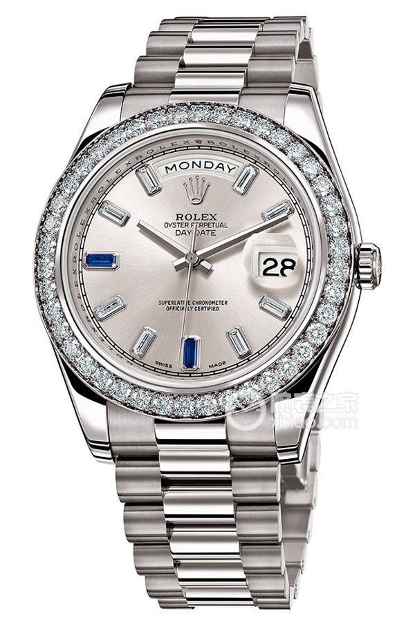 Rolex DAY-DATE 218349 Silver Dial