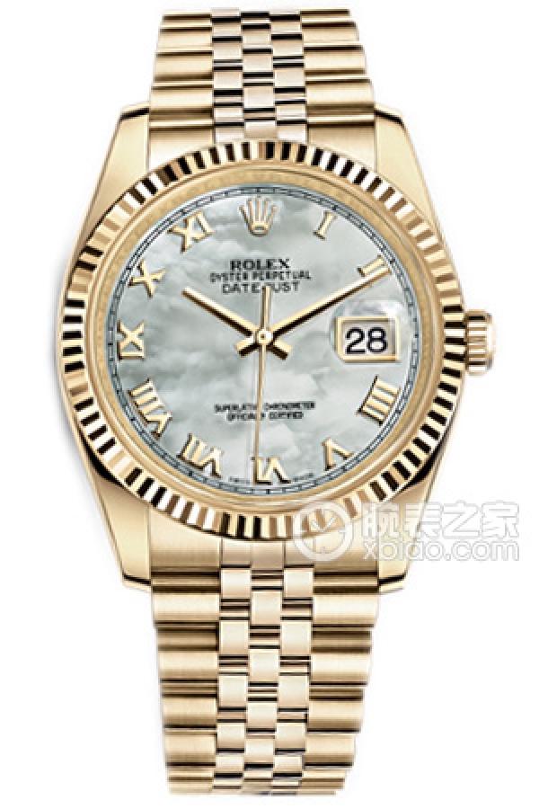 Rolex DATEJUST 116238 White Mother of Pearl Dial