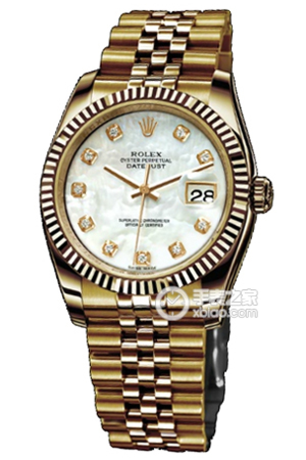 Rolex LADY-DATEJUST 116238 White Dial with Mother of Pearl and Diamonds