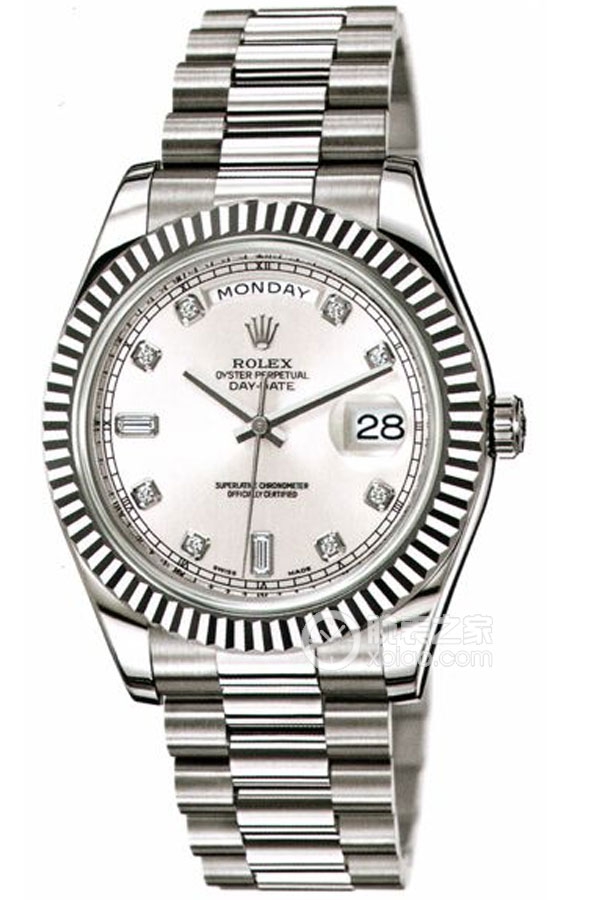 Rolex DAY-DATE 218239 Silver Dialwith Diamonds
