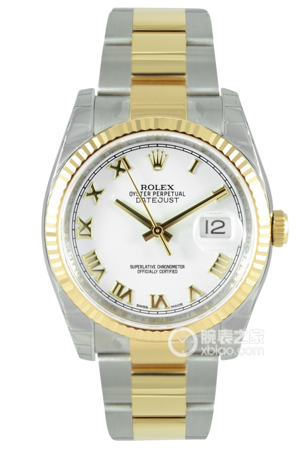 Rolex DATEJUST 116233 White Dial with Roman Numerals