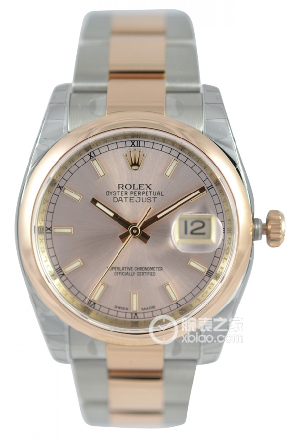 Rolex DATEJUST 116201-72601 Pink Dial with Oyster Bracelet