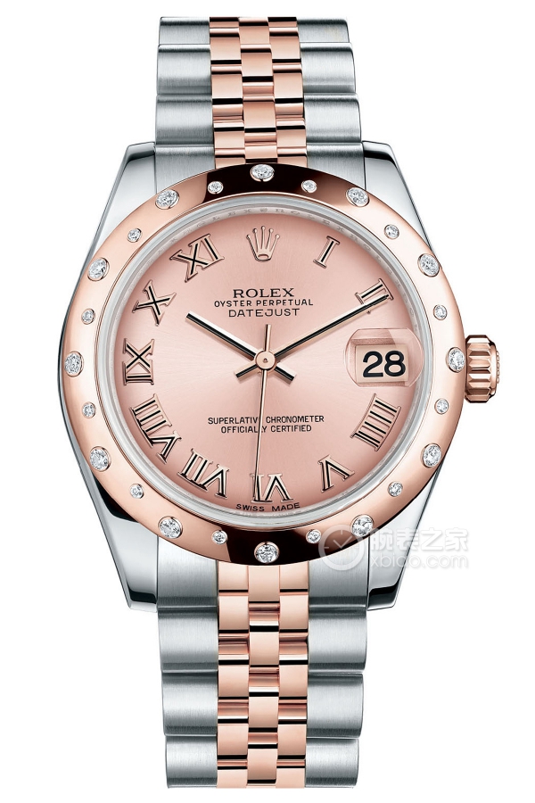 Rolex LADY-DATEJUST 178341-63161 Pink Dial with Roman Numerals