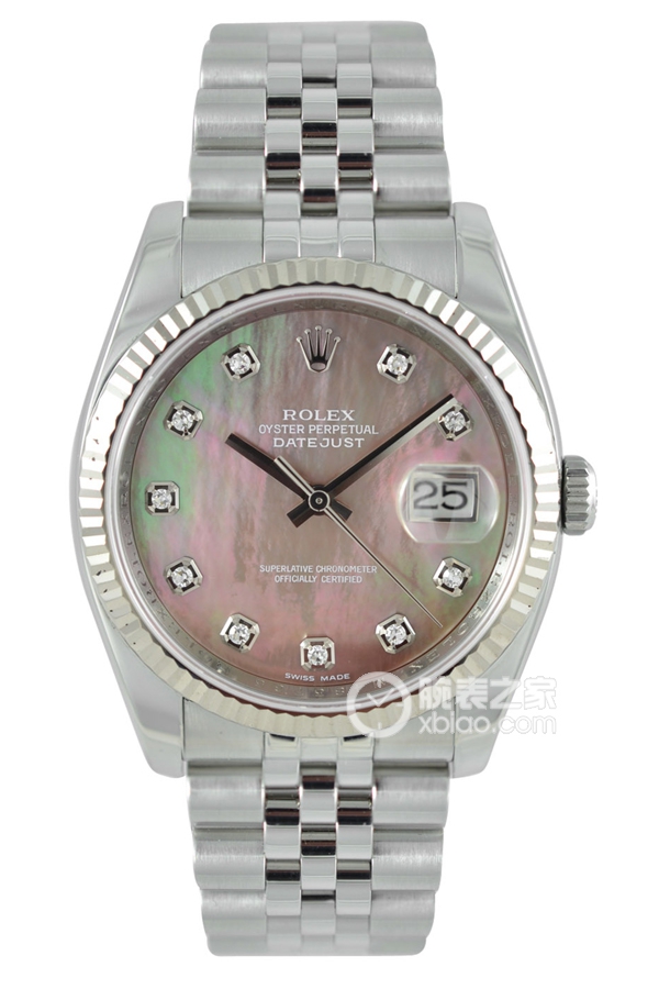 Rolex DATEJUST 116234 Pink Mother of Pearl Dial with Commemorative Bracelet